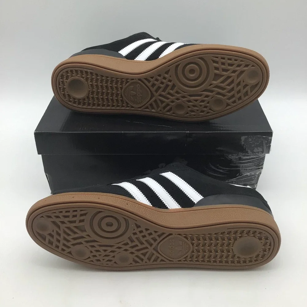 Adidas Busenitz Skateboarding Shoes Mens Size 10.5 Black White Gold G48060 NEW